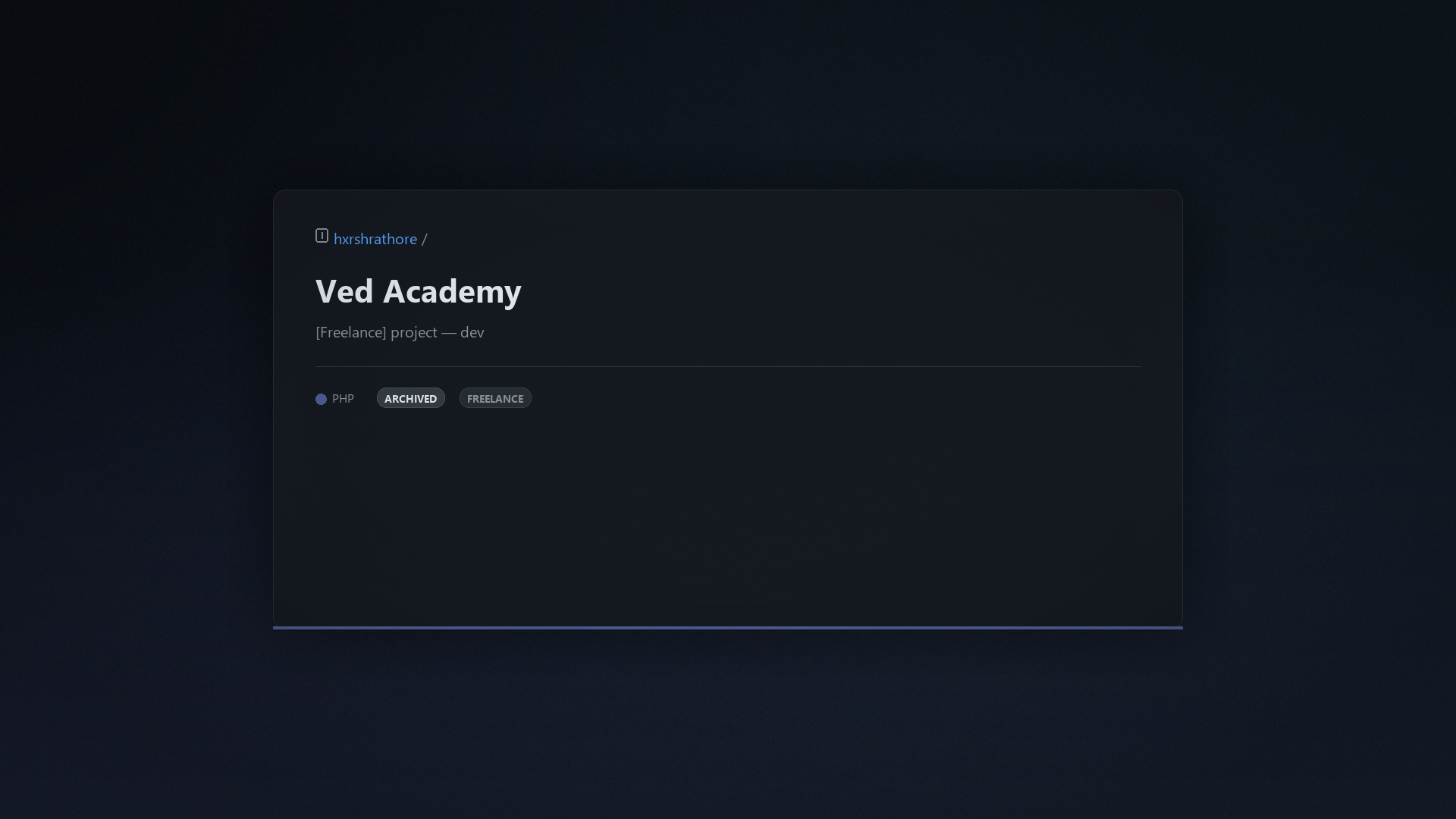 Ved Academy